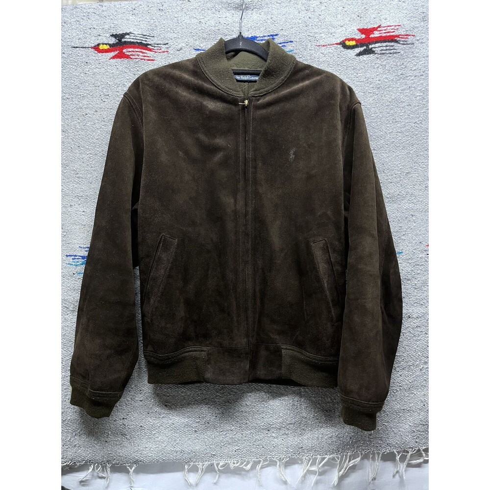 Vintage Polo Ralph Lauren Suede Bomber Jacket